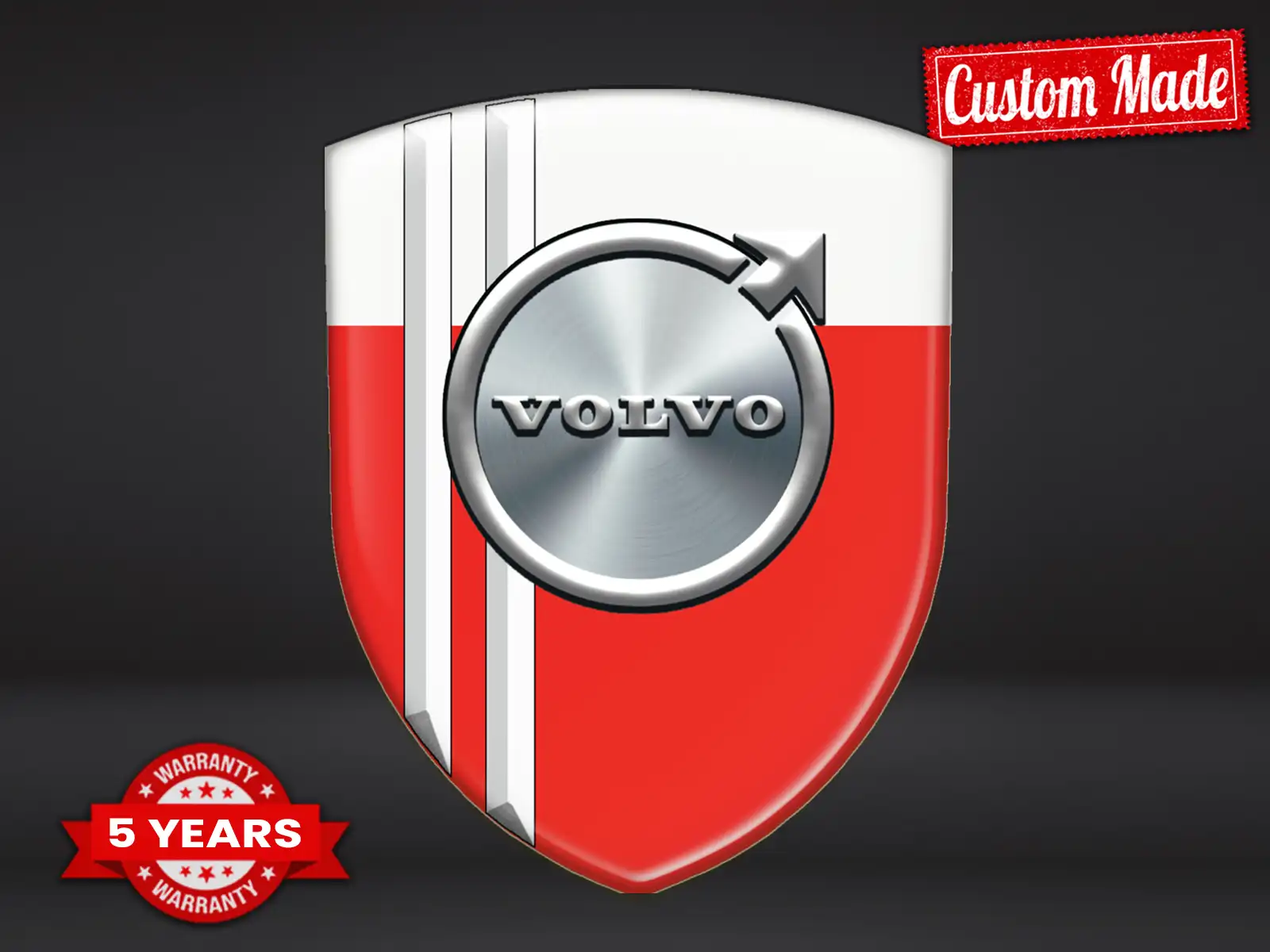 Volvo Etiquetas Negocio Resistentes Limitadas Alta Calidad